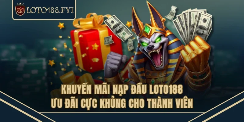 Khuyến Mãi Nạp Đầu LOTO188 - Ưu Đãi Cực Khủng Cho Thành Viên